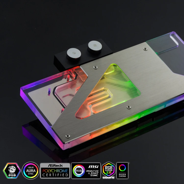 Bitspower Touchaqua GPU водный блок для NVIDIA GeForce RTX 2080ti 2080 основатель серии TITAN VGA кулер