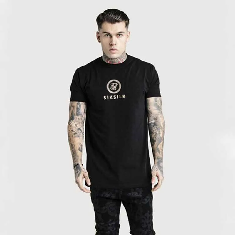 Новинка 2020 модная женская шелковая футболка Siksilk уличная одежда мужские футболки