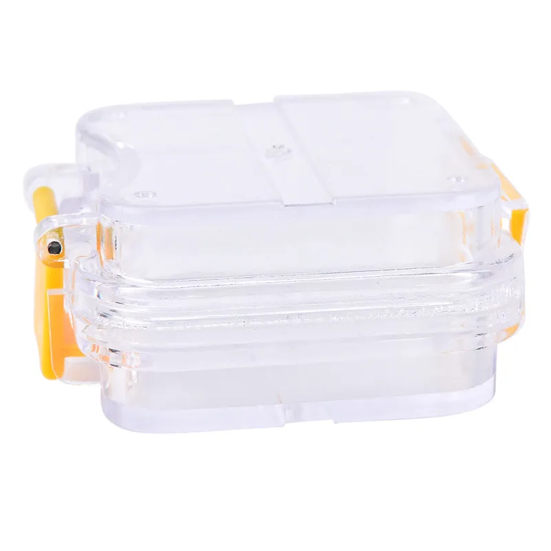 Clear Tooth Box Denture Bath Box Case Dental False Teeth Storage Box With Hanging Net Container Artificial Tooth Organizer