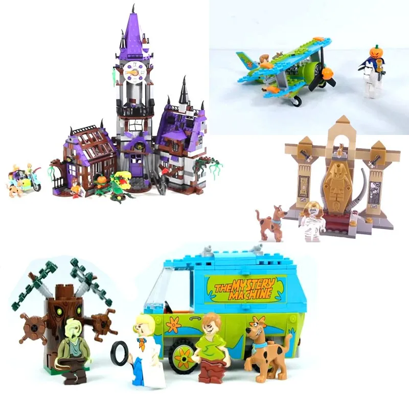 

10430 10432 Scooby Doo The Mystery Machine Building Block Toys Set Bricks Educational For Children