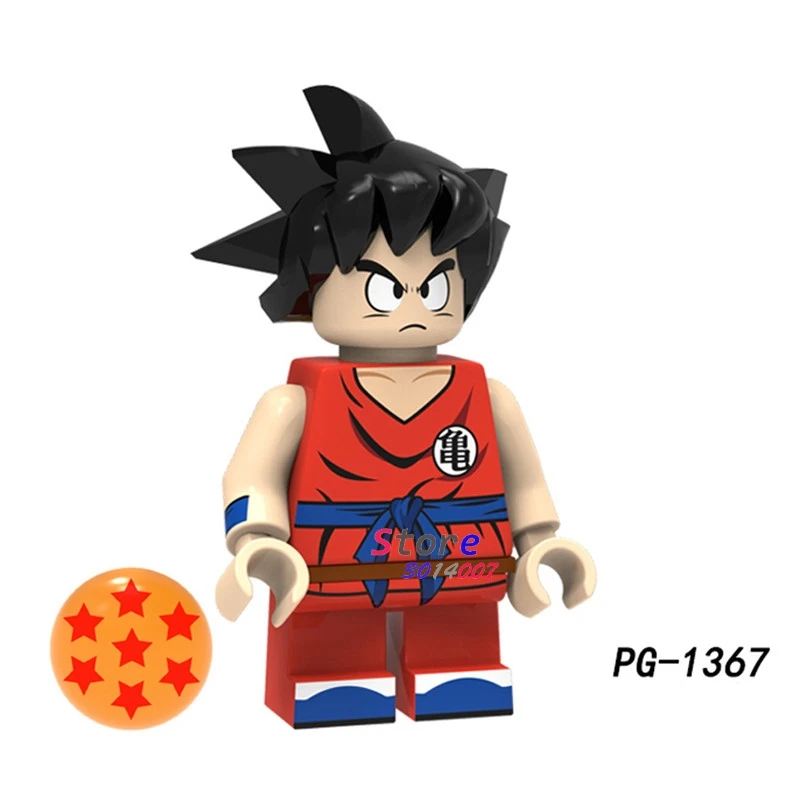 Один строительный конструктор Dragon Ball Z Goku Gotenks Torankusu Tien Shinhan Android 18 лазурит Коллекция игрушек для детей - Цвет: PG1367