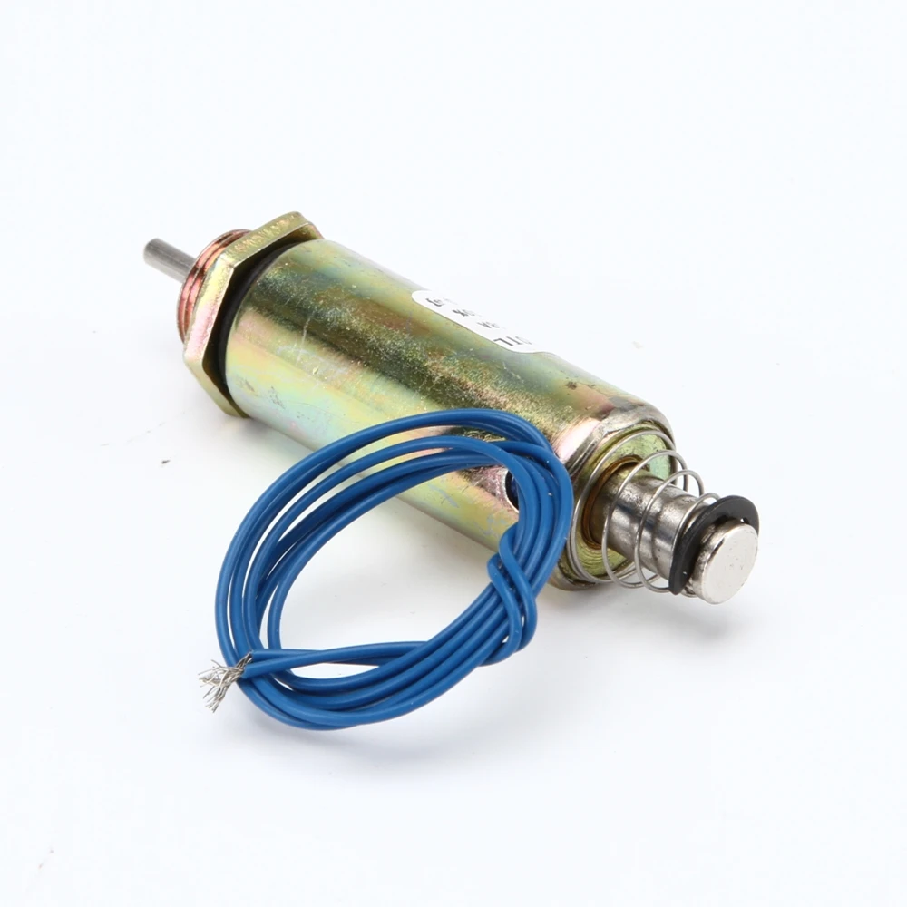 

YR-P19/40TL round tube push-pull electromagnet stroke 10mm DC12V24V DC impact electromagnet