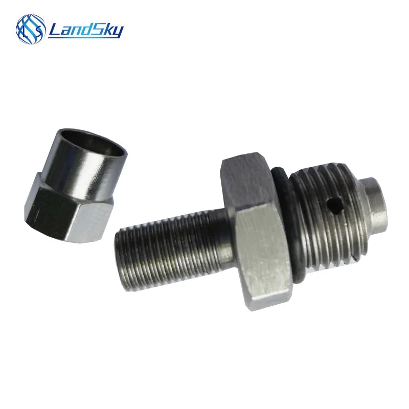 

Hydraulic Bladder Accumulator Working Nitrogen Charging Valve Shock Refill Recharge Kit 5/16"-32UNF 7/8UNF 1/2"-20UNF