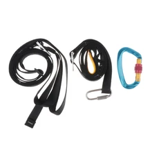 Скалолазание Ascender плечевой ремень+ ножной строп петля+ замок карабин для Arborist спелеолога спасательные