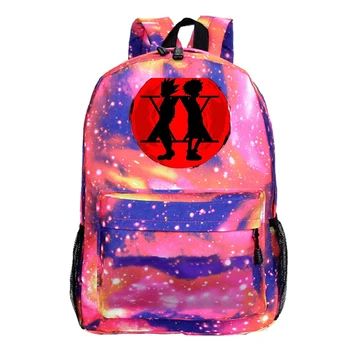 

Backpack Women Causal Rucksack Hunter X Hunter Print Sport Bag Student School Bags for Teenager Girls Boys Daypack Kids Bagpacks