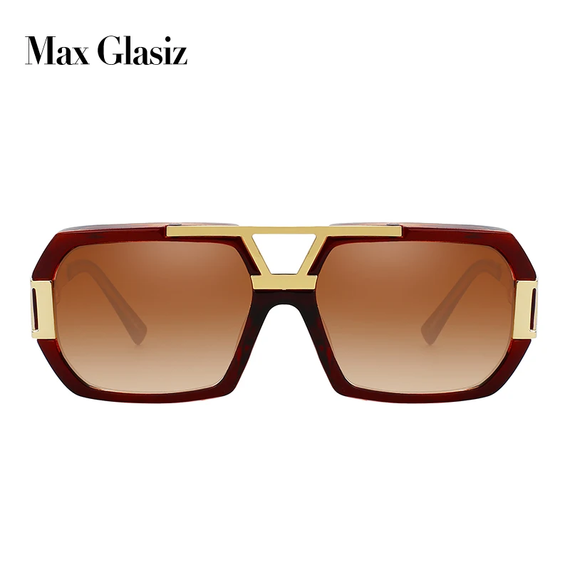 Очки солнцезащитные мужские градиентные модные квадратные солнечные очки с