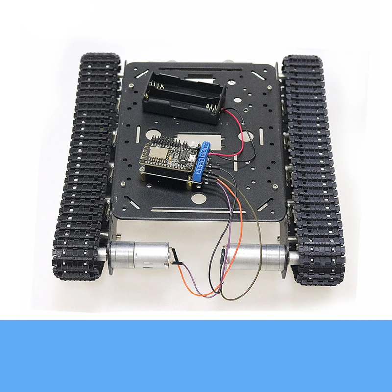 ESP8266 RC умный робот Танк шасси с двойным двигателем постоянного тока + макетная