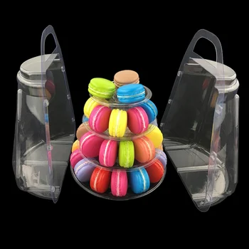 

4/6 Tiers Cupcake Display Stands Macaron Tower Plastic Fondant Cake Display Birthday Party Wedding Cake Stand Decoration Tools