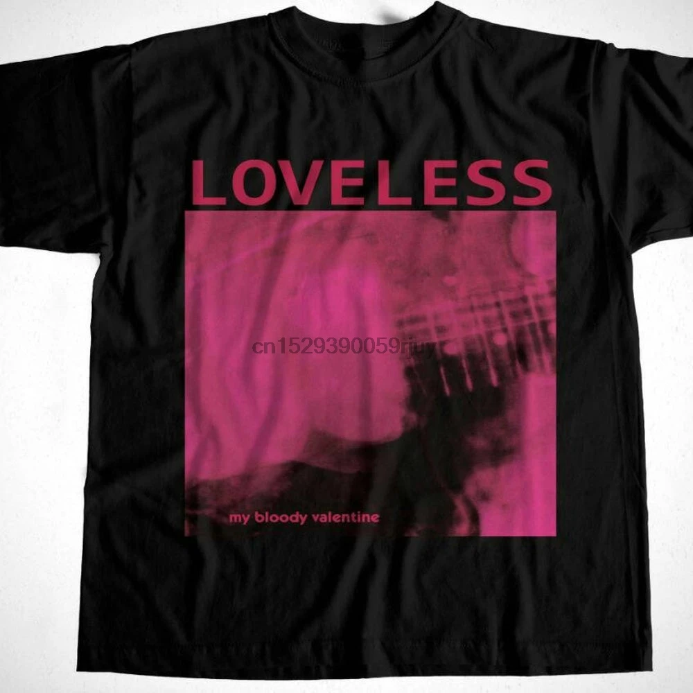 Двухцветная футболка My Bloody Valentine Loveless shoegaze | Мужская одежда