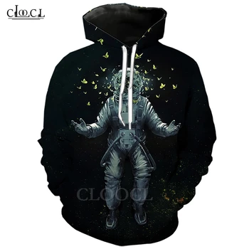 

Classic Space Astronaut Hoodies Men Women 3D Printed Spacesuit Autumn Sportswear Clothing Harajuku Streetwear Pullovers T397