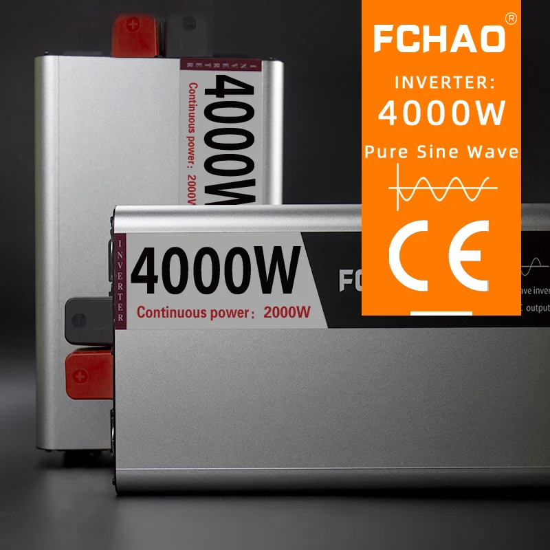 FCHAO 110 В 3600 Вт 3000 12 220 4000 Инвертор немодулированного синусоидального сигнала