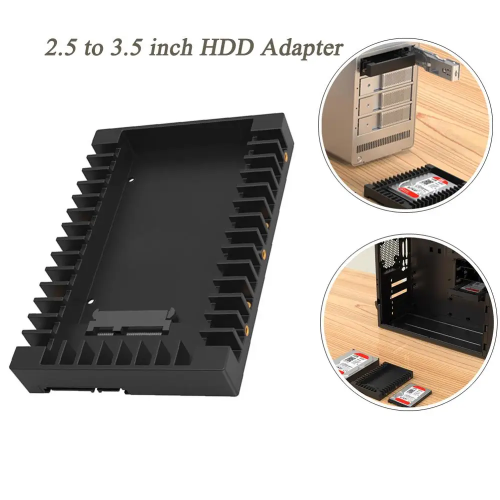 2 5 до 3 дюймов HDD адаптер Жесткий диск SATA Caddy Поддержка 0 6 Гбит/с SATA1/2/3 и SSD