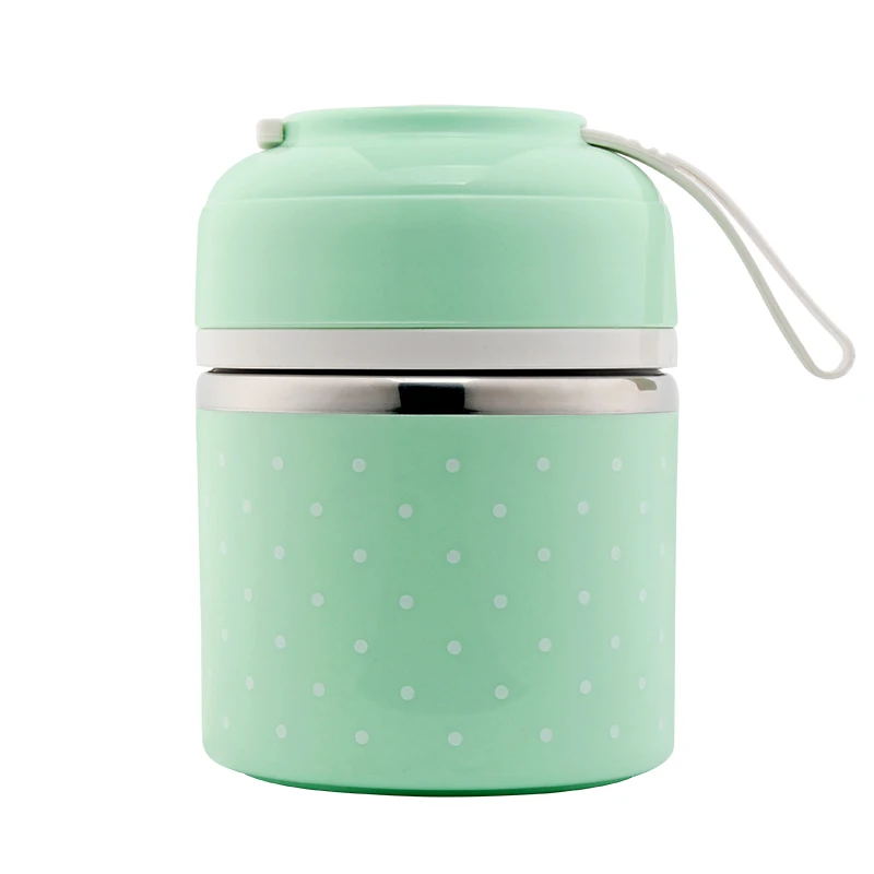 

Stainless Steel Lunch Box Multi-layer Portable Insulated Leakproof Breakfast Box for Picnic PAK55