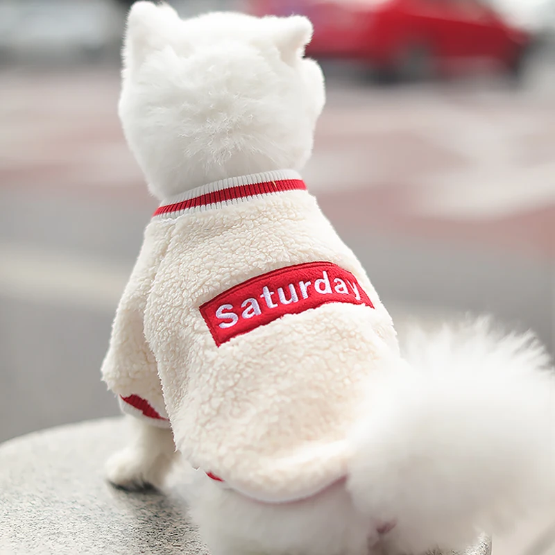 Одежда для собак Kimpets маленькие собаки осень и зима милые плюшевые свитера с