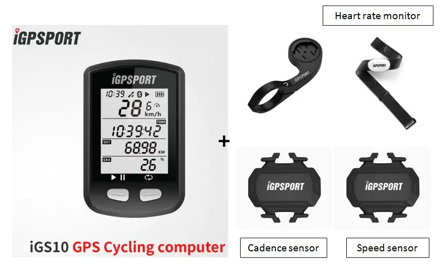 I gps порт iGS10 Велокомпьютер gps с поддержкой велокомпьютера навигация Спидометр IPX6 - Цвет: H