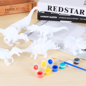 

New fascinating DIY Coloring Painting Animal Dinosaur Model Drawing Graffiti Kids Children Toys q