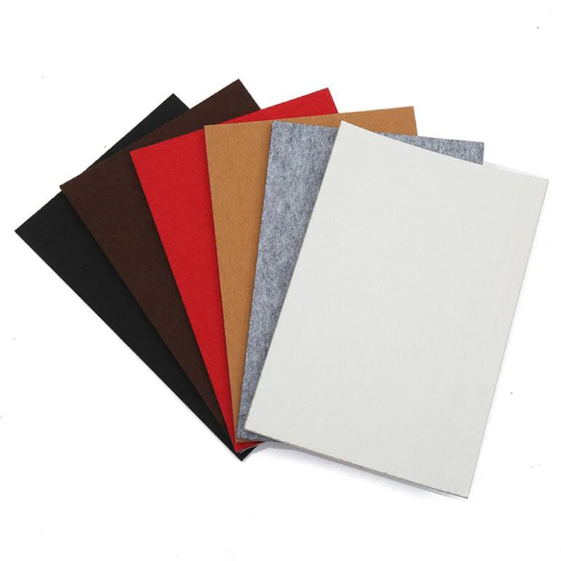 Almohadillas de fieltro autoadhesivas para pata de silla y mesa, Protector de arañazos para suelo, alfombrilla antideslizante silenciosa, accesorios para muebles DIY, 6 colores, 30x20cm, 1 Uds.