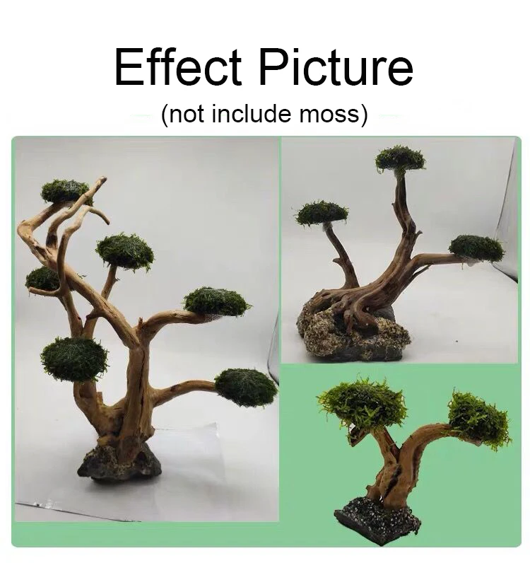 Aquarium Moss Tree Driftwood Fish Tank Landscaping DIY Decoration No Aquatic Plants fish tank ornaments,mini landscape ornaments,fish tank decorations,aquarium ornaments