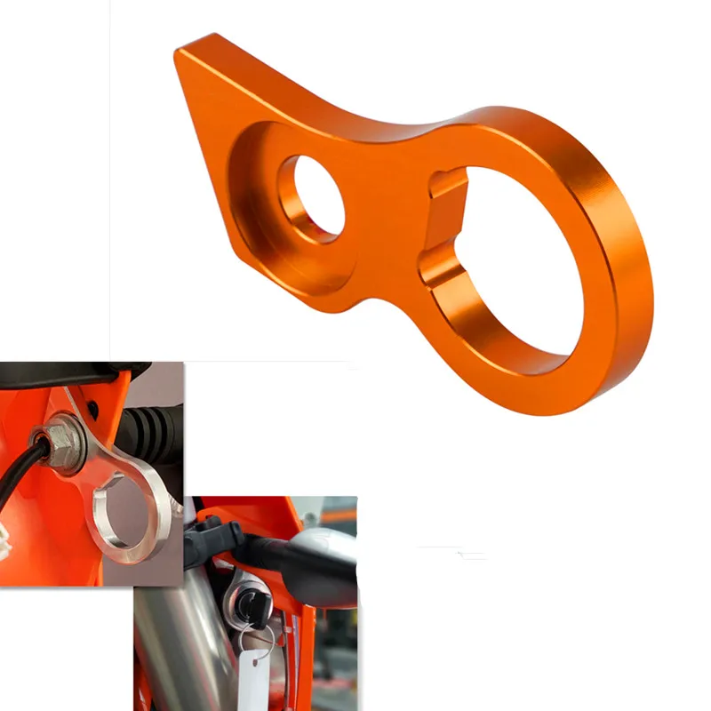 

Motorcycle Key Switch Relocating Bracket for KTM 250 350 450 500 EXC F Six Days 2017 2018 2019