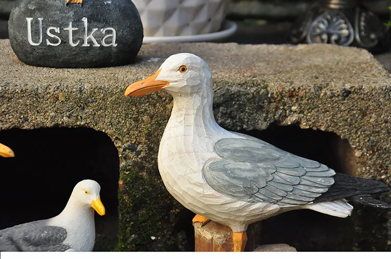 Модель чайки seabird принт с птицами Садовый пруд