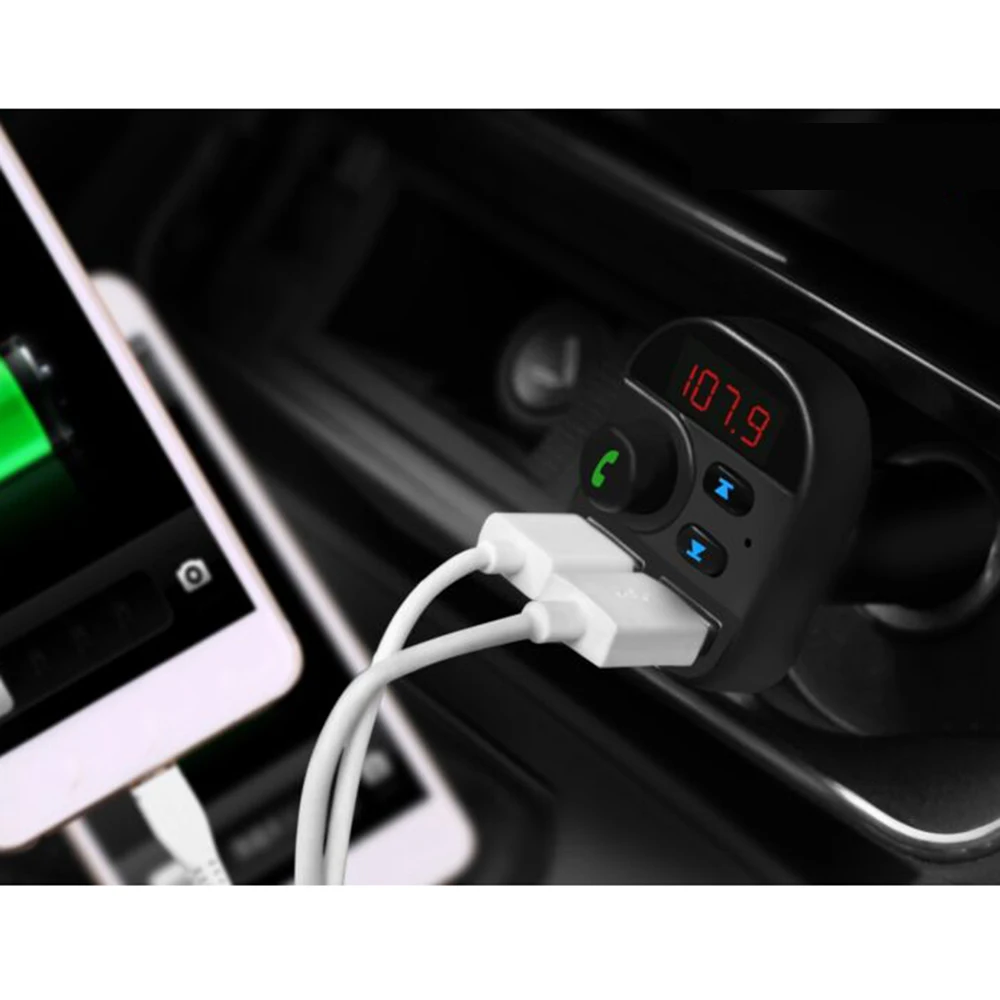 Многофункциональный fm-передатчик Bluetooth 5,1 fm-передатчик автомобильное зарядное устройство авто