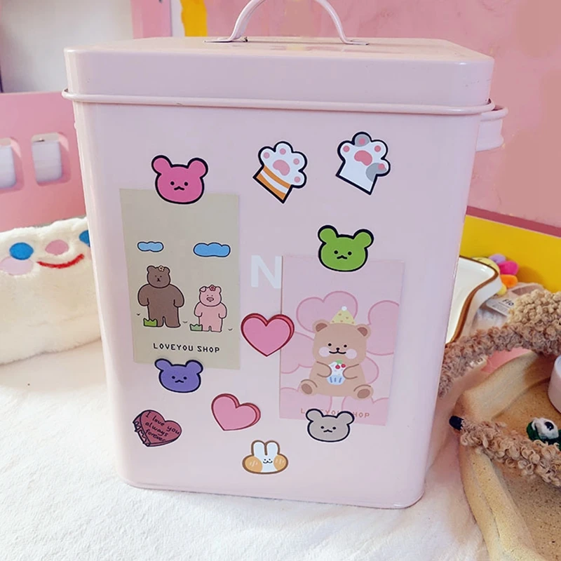 Kawaii кролик любовь сердце наклейки декоративные Сделай сам стикер для дневник в стиле скрапбукинг украшения милые канцелярские игрушки стикер s подарок