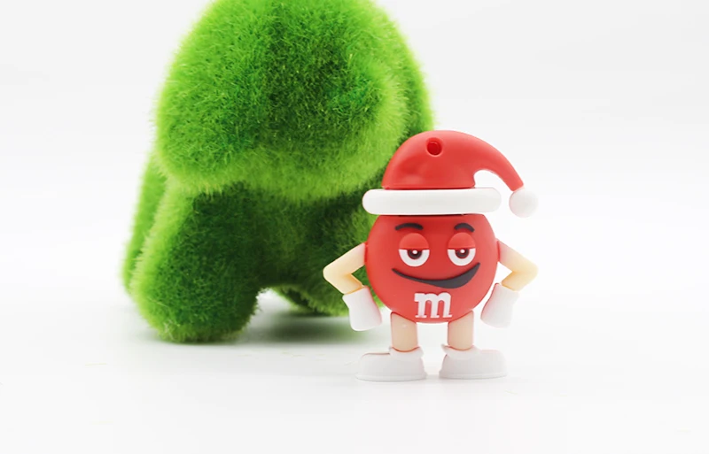 Мультипликационный Забавный шоколадный Боб мистер M& M's Memory Stick 8 ГБ 16 ГБ 32 ГБ 64 Гб креативный подарок U диск флэш-накопитель мини-флешка