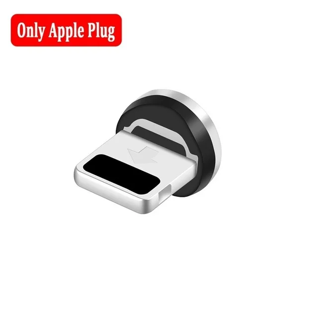 Магнитный usb-кабель для быстрой зарядки USB type C кабель магнитное зарядное устройство для зарядки данных Micro usb кабель мобильного телефона кабель USB шнур - Цвет: Only IOS Plug