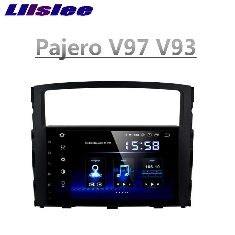 LiisLee Автомобильный мультимедийный DVD gps HiFi аудио радио 9 дюймов для Mitsubishi Pajero V97 V93 2006~ CarPlay адаптер навигация NAVI