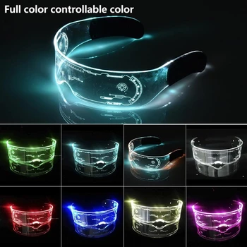 

Led Flashing Glasses Cool Technology Sense Windproof Goggles Cycling Glasses AXYB