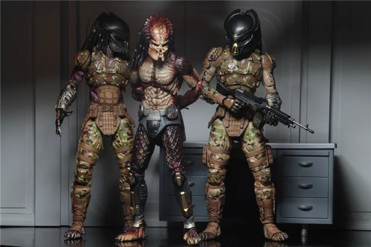 Original NECA 7inch Predator Laboratory Fugitives Collection Action Figure for Fans Holiday Gift