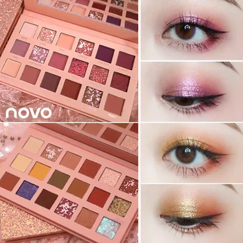 

INS Same Style 18 Colors Eye Shadow Makeup Pearl Metallic Eyeshadow Makeup Desert Rose Pearl Matte Eye Shadow Palette