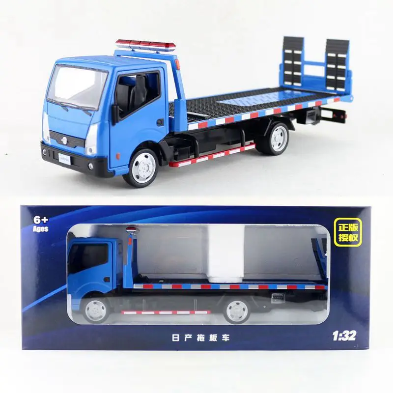 

1:32 Scale/DieCast Metal Toy/Nissan Cabstar NT400 Road Truck/Sound & Light/Pull Back Educational Collection/Gift For Children