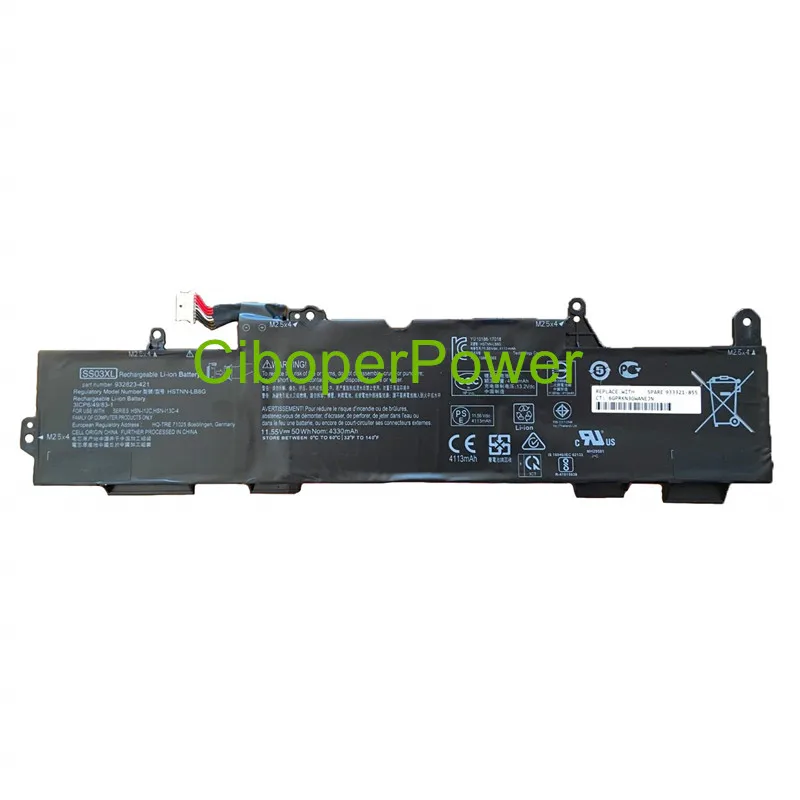 Original quality SS03XL Battery for 830 840 846 730 735 740 745 14U G5 HSTNN-IB8C 933321-855