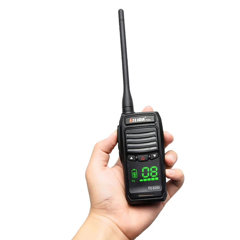 Walkie-talkie VHF, 5W, impermeable, radio de 2 vías, largo alcance, 136-174 o 400-480MHZ, con función de alarma