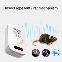 Ultrasonic Anti Mosquito Insect Repeller Rejector for Mouse Mole Flies Cockroach Rat Bug Repellent Household Tool natural camphor tree household bug repellent deodorization mothballs wood 10pcs