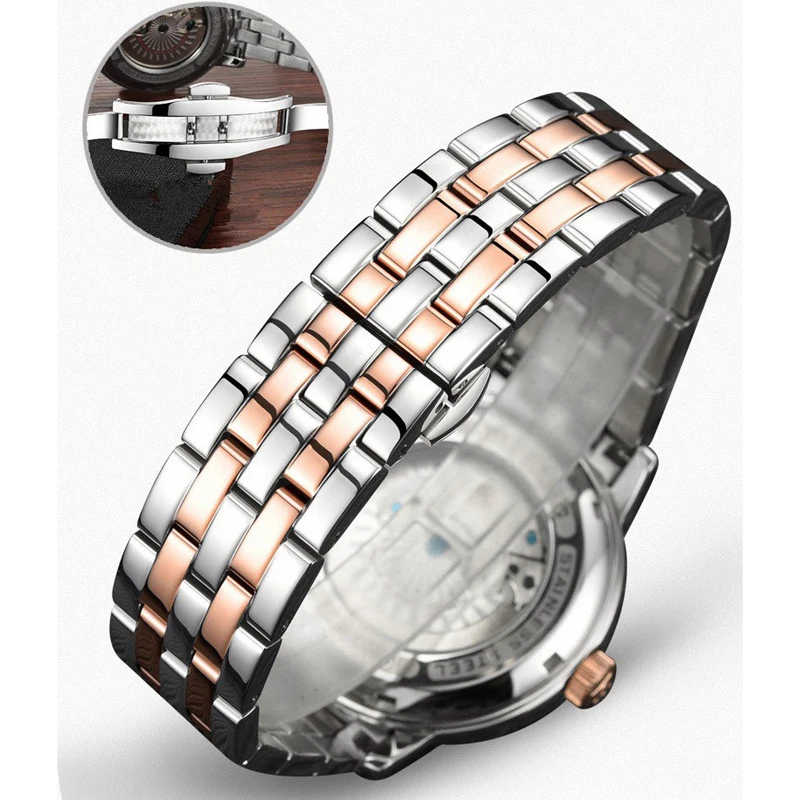 Carnival Brand Fashion Automatic Business Watch For Men Luxury Mechanical Wristwatch Waterproof Calendar Clock Relogio Masculino