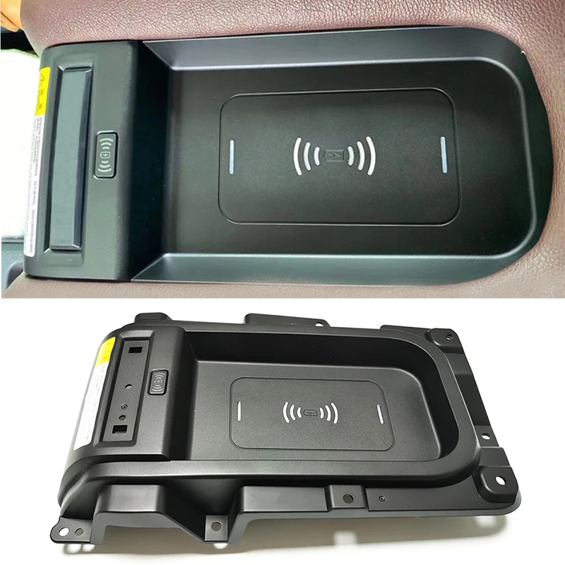 

For Toyota Tundra 2014 2015 2016 2017 2018 2019 2020 10W car QI wireless charger fast charging plate phone holder accessories