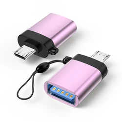 Universal Micro USB 3.0 OTG Adapter (Rose)