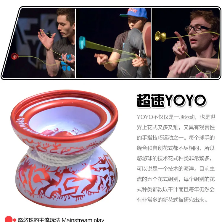AliExpress высокопроизводительный Скорость Cool сплав YO-YO Классический йо-йо традиционные игрушки для мальчиков начального класса