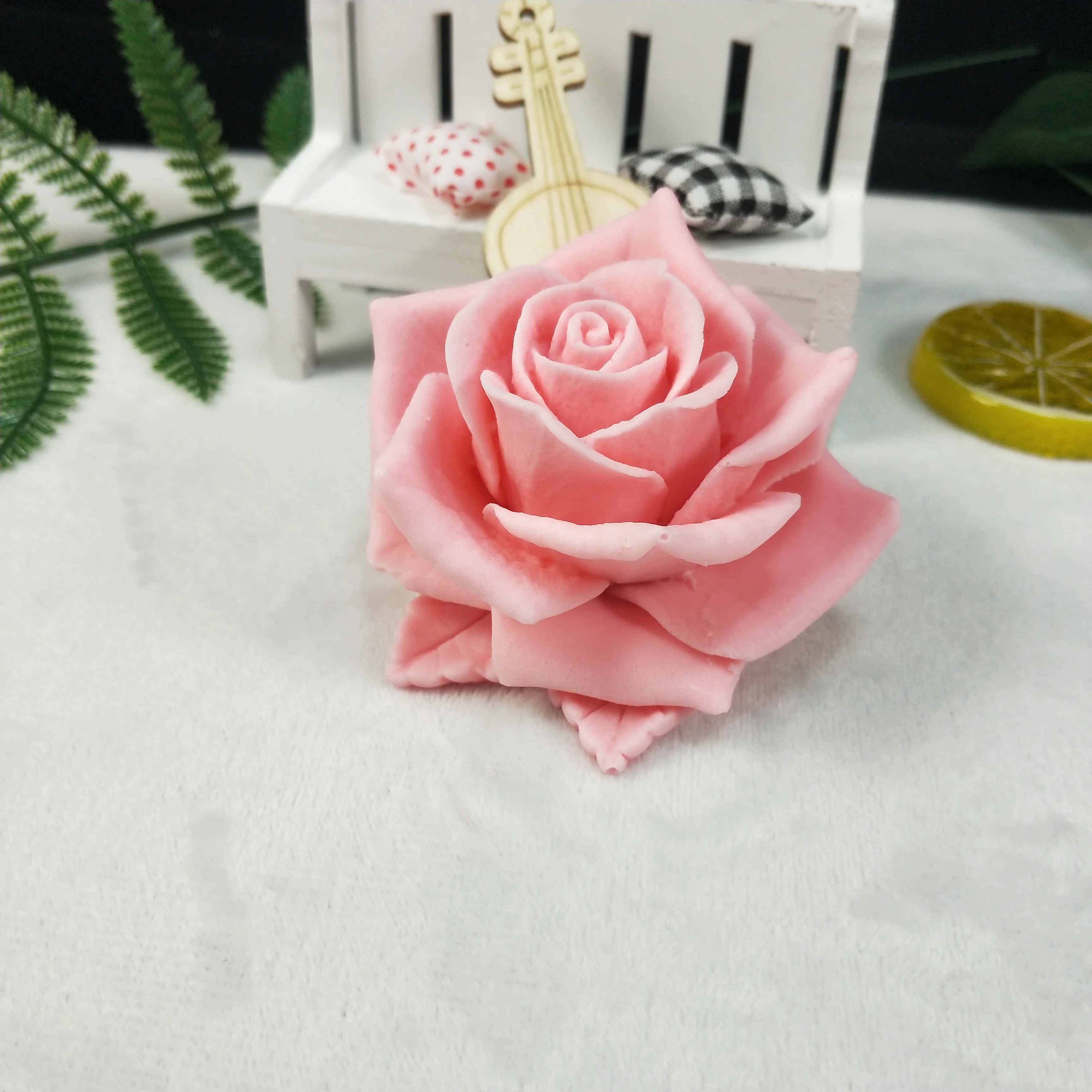 3D Flower Rose Silicone Mold Soap Clay Resin Gypsum Chocolate Candle Mold silicone mold