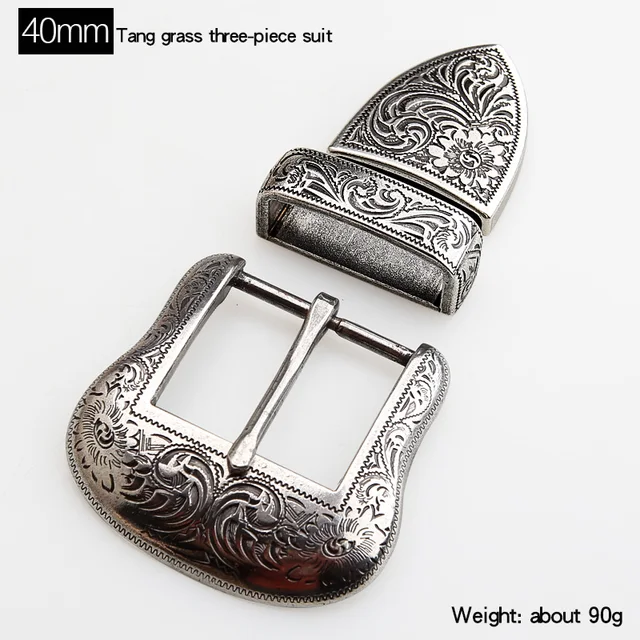 Silver Plated Belt Buckle 