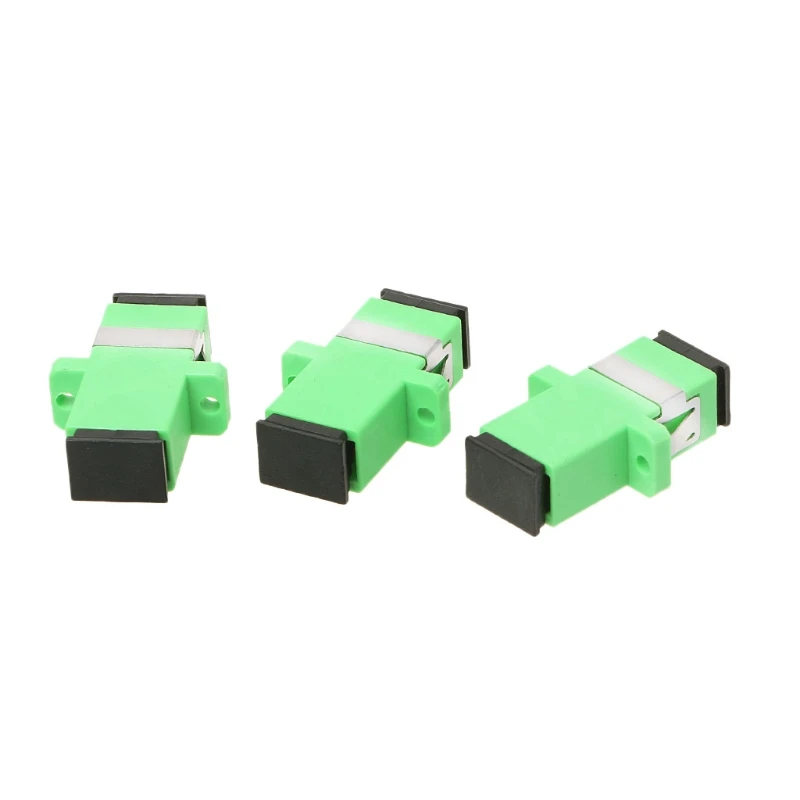 

200PCS SC/APC Fiber Optical Coupler Flange Single mode Adapter Quick Connector