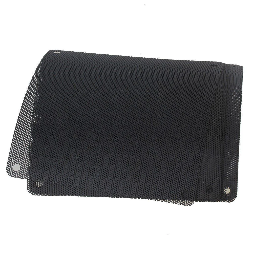 

10Pcs Computer Mesh 140 x 140mm PVC PC Case Fan Cooler Black Dust Filter Network Net Case Dustproof Cover Chassis Dust Cover