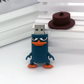 

128 GB Cartoon Animal Duckbill Pendrive 128GB USB Flash Drives 64GB 32GB 16GB 8GB Pen drive Memory Stick Device USB Storage