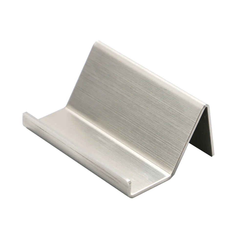 Stainless Steel Name Card Display Stand Business Card Holder 