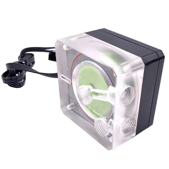 

PC Fan Easy Install Computer Base G1/4 Thread Low Noise CPU Water Pump Plastic Input Output Accessories For Cooling System