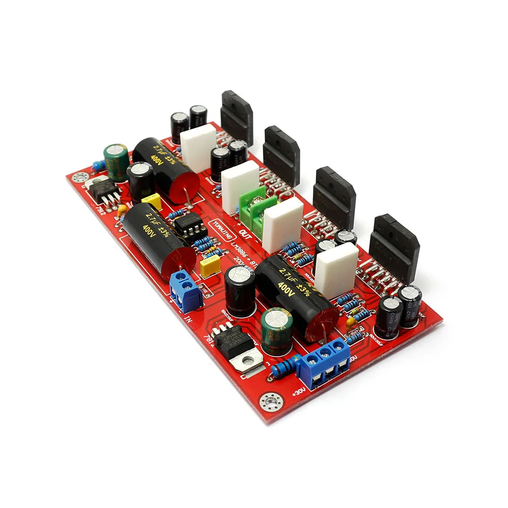 Новинка 200 Вт LM3886+ NE5532 параллельный бтл усилитель доска высокого качества DIY