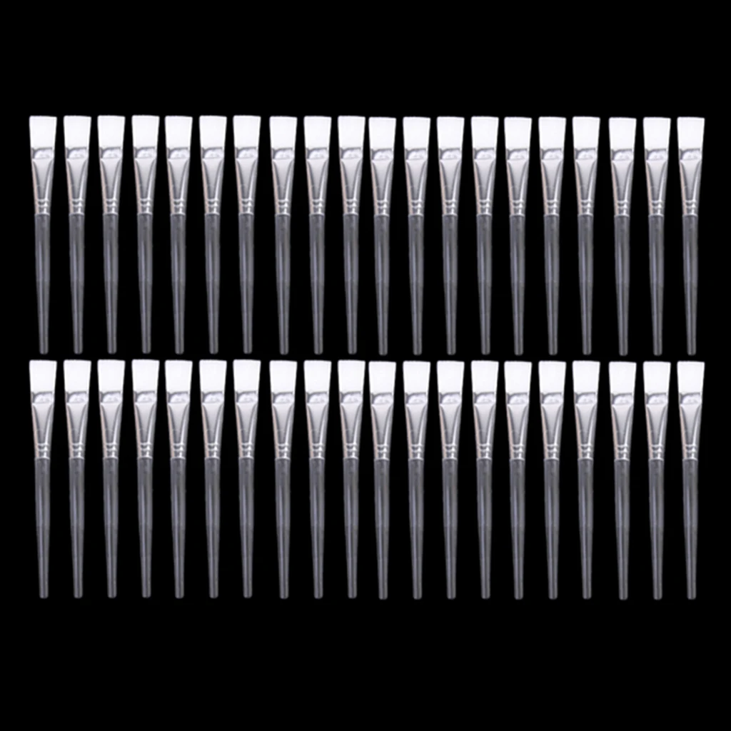 40x Synthetic Face Mask Brushes Cosmetic Lotion Serum Body Butter Applicator
