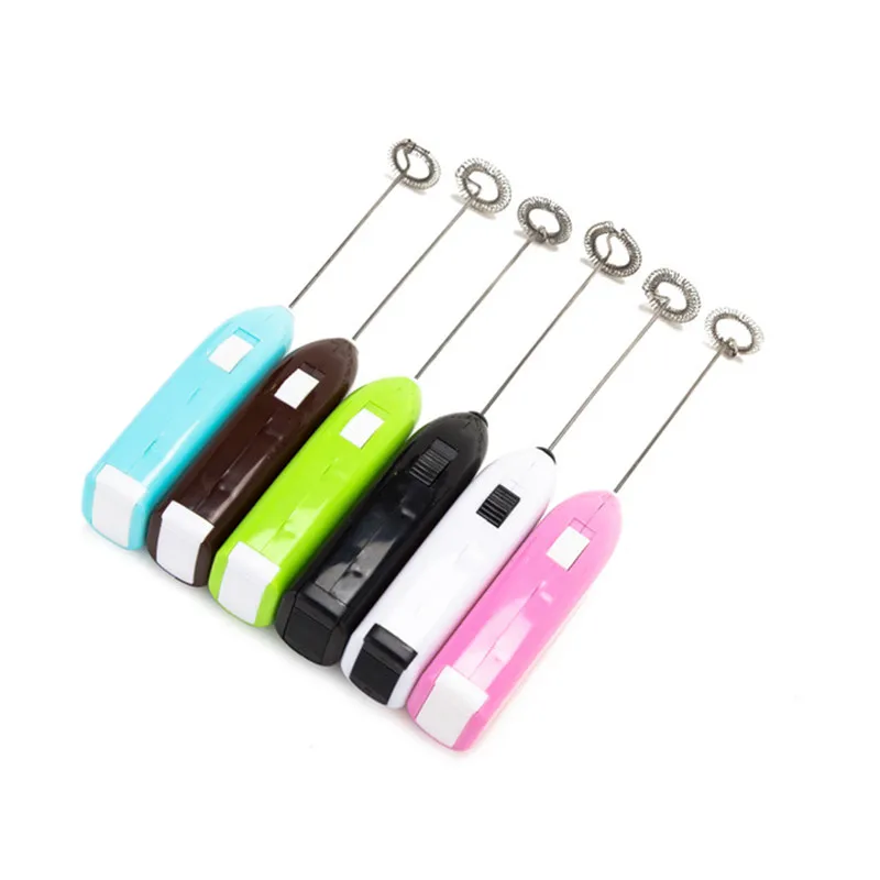 

1 Pcs Electric Egg Beater Stainless Steel Mixing Head Milk Drink Coffee Hand-Held Electric Blender Mini Kitchen Cooking Tools